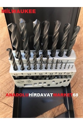 Milwaukee Hss Uç Seti Ahşap Metal Delici Uç Seti 19 Parça