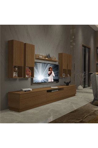 Decoraktiv Trendstyle 8das Mdf Tv Ünitesi Tv Sehpası Ceviz