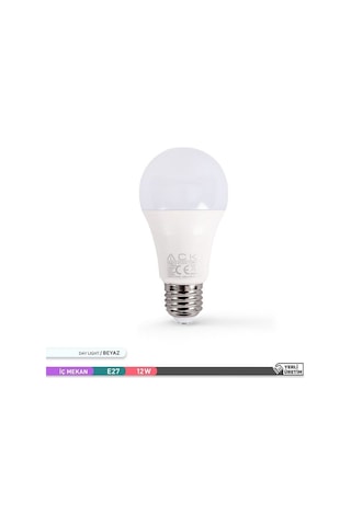 Ack 15w Led A70 E27 Ampul 3000k Aa13-01520 5li