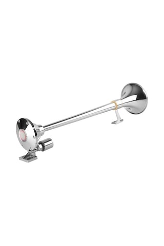 Aem Marine Korna Krom Tek Borulu Gemi Kornası Yuvarlak 12volt Aem12 1015
