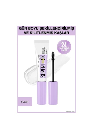 Maybelline New York Super Lock Brow Glue Kaş Sabitleyici Maskara