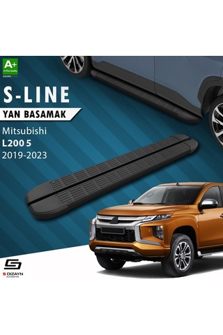 Mitsubishi L200 5 S-line Siyah Yan Basamak 203 Cm 2019 Üzeri
