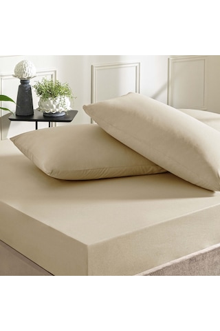Taç Color Dreams Ranforce Çift Kişilik Fitted Çarşaf Seti Vizon 000000001000047301 Vizon