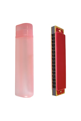 Jwin JM-16MP 16 Delikli Mızıka (Harmonica) - Kırmızı