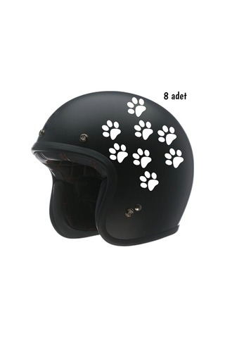 Kedi Patisi Motorsiklet, Laptop, Kask, Araba Sticker 8'li