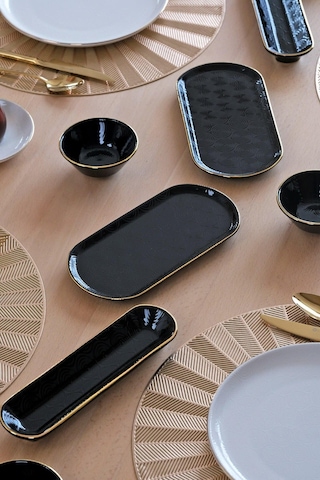 Asya Balance Altın Yaldızlı 32 Parça 6 Kişilik Seramik Kahvaltı Takımı Diğer