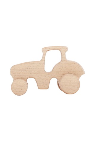 Cwwtoys Pratik Traktör Ahşap Oyuncak, Masif Kayın Ağacı, 18 Ay+
