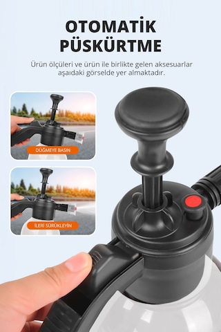 Basınçlı Çok Fonksiyonlu El Pompası Köpük Püskürtme Sıvı Püskürt