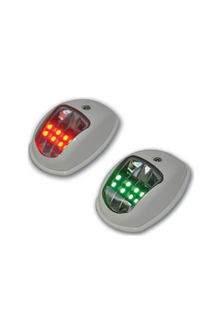 12M. Led 12V Iskele / Sancak Feneri Takım Beyaz . Seyir Feneri Beyaz