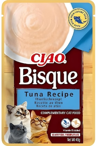 Inaba Ciao Churu Bisque Ton Balıklı Kedi Ödül Kreması 40 Gr Inaba Ciao Churu Bisque Ton Balıklı Kedi Ödül Kreması 40 Gr