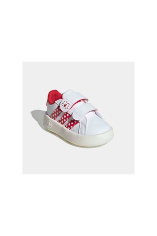 Adidas Grand Court Minnie Cf I Bebek Sneaker Kı9528 Beyaz / Pure Ruby / Kırık Beya