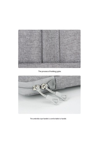 Macbook, Apple Ve Xiaomi 15 İnç Bilgisayarlar İçin Uygun Oxford Kumaş Dizüstü Bilgisayar Çantası. Black