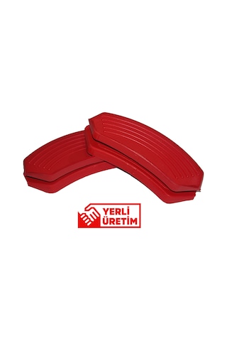 Silikon Tencere Tava Tutacağı Yanmaz Yapışmaz Tutamaç Set Kırmızı