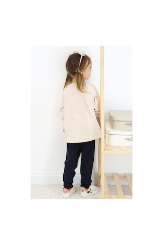 Breeze Kız Çocuk Taytlı Takım Papatya Baskılı 1.5-5 Yaş, Bej Bej