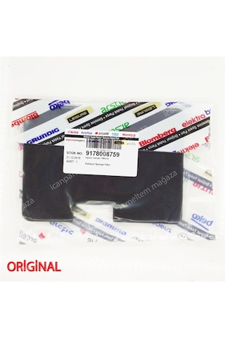 Arçelik Uyumlu S 4540 T Süpürge Sünger Filtre