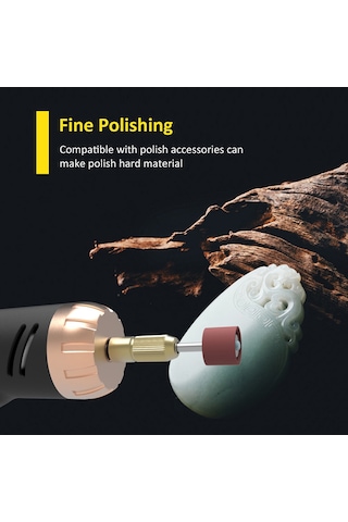 Geeroyoo 132 Parça Döner Alet Zımpara Seti - 80 Kum Paslanmaz Çelik, Ahşap Ve Metal Parlatma İçin