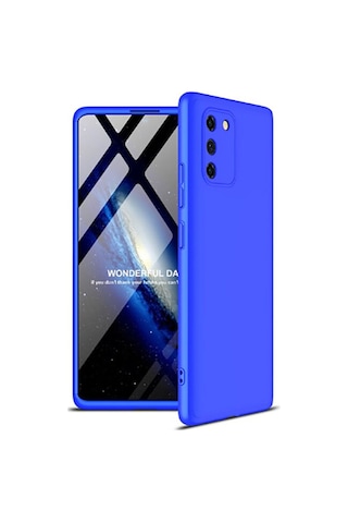 Samsung Uyumlu Galaxy A91 S10 Lite Kılıf Zore Ays Kapak Mavi