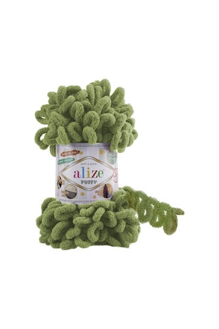 Alize Puffy El Örgü İpi (5 Li Paket) - 485-Yeşil Alize Puffy El Örgü İpi (5 Li Paket) - 485-Yeşil