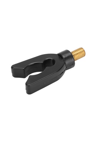 Xindoker Siyah Pvc Bakır U Şekilli Olta Demiri Tutucu, Kaymaz Koruyucu, Çıkarılabilir, Deniz Göl Nehir Uygun Olta Aksesuarı