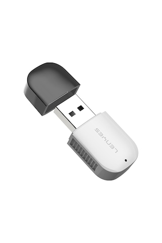 Lenyes Lr204 Usb Bluetooth 5.1 Wireless Transmitter Adaptör Beyaz