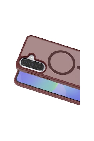 Galaxy Uyumlu A17 5g Jota Magsafe Kapak - Bordo