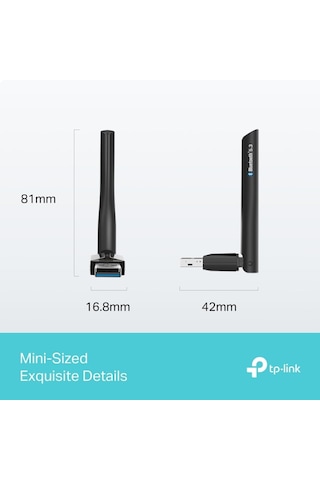 Tp-link Ub500 Plus, Ayarlanabilir Harici Antenli, Yüksek Çekim Gü