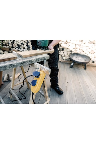 Brennenstuhl Power-block Serisi Dış Mekana Uygun 4 Soketli Ip54 Lisanslı 5 Metre Kaçak Akım Roleli Uzatma Priz