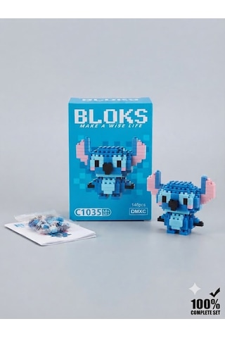 Mavi 3d Kalem + 146 Parça Bloks Seti Yaratıcılığını Tek Pakette Keşfet Stitch109