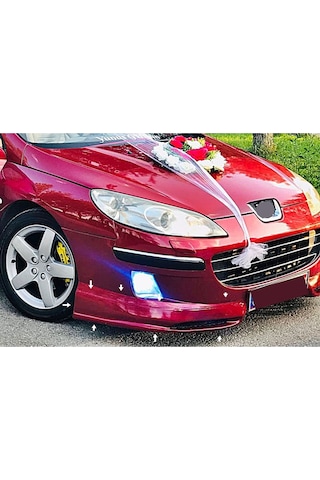 Peugeot 407 Ön Tampon Eki Karlık Fiberglass Boyasız