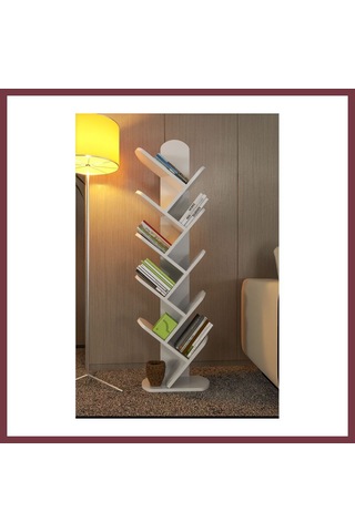 Storeşahin 10 Raflı Kitaplık Beyaz Shn0720