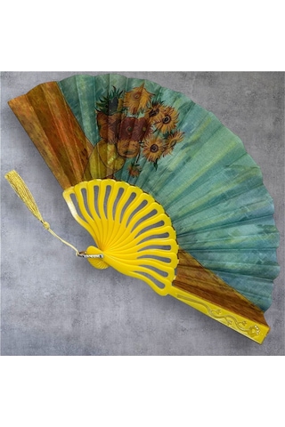 Yelpaze Vincent Van Gogh'un Ayçiçeği Görseli