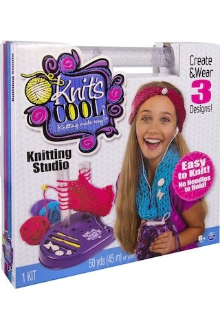 Knits Cool Örgü Stüdyosu- Eğitici Oyuncak,örgü Örme Makinesi