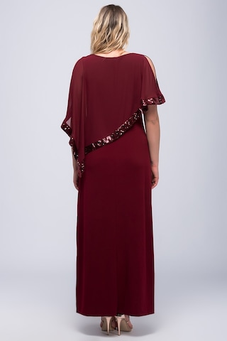 Şans Kadın Bordo Şifon Ve Payet Detaylı Abiye Elbise 65n23491-bordo Bordo