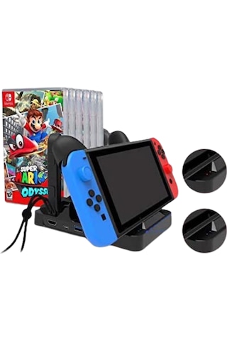 Yues Switch Hdmi Dock Stand Şarj Standı Oyun Bölmeli