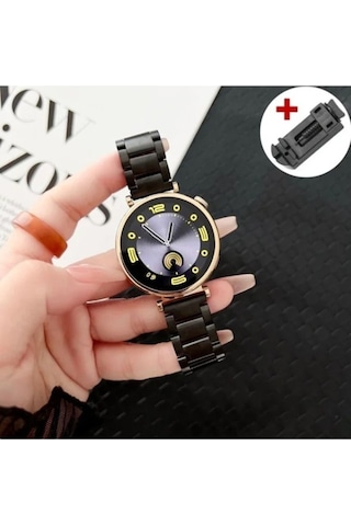 Huawei Watch Gt6 41mm / Gt5 Pro 42mm / Gt5 / Gt4 41mm Uyumlu 18mm Çelik Kordon