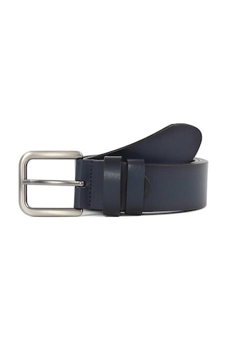 Erkek Lacivert Deri Kemer