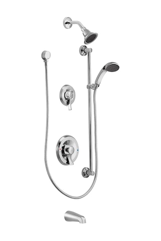 Moen 8343 Commercial Posi-temp Baskı Balancing 3 Fonksiyon Küvet/ Diğer