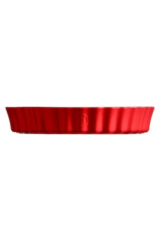 Emile Henry Tart-börek-fırın Kabı Yuvarlak 32 Cm - Kırmızı/burgundy Kırmızı