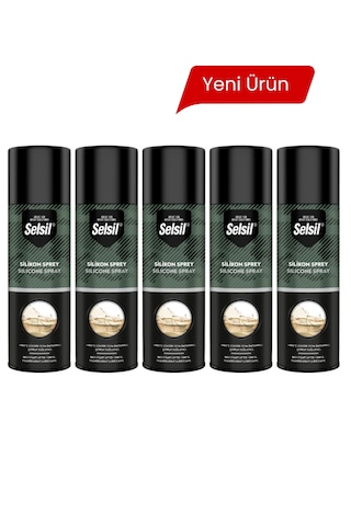 5x Silikon Sprey 500 Ml