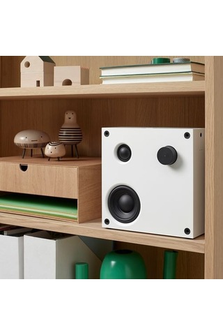 Ikea Vappeby Bluetooth Hoparlör, Beyaz, 20x20 Cm