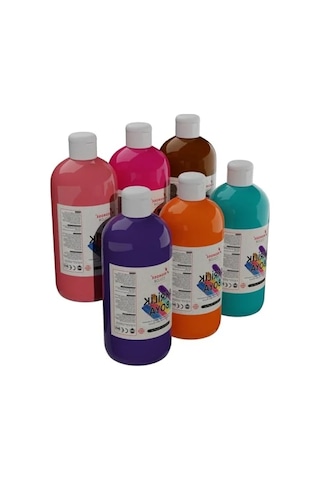 Dayanıklı Akrilik Boya Seti 6 X 500 Gr 0.2 L