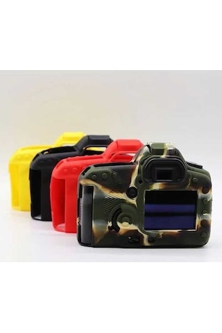 Pazly Canon Eos 5d2 / 5d Mark Iı Silikon Kılıf, Dslr Fotoğraf Makinesi Koruma Kapağı - Siyah