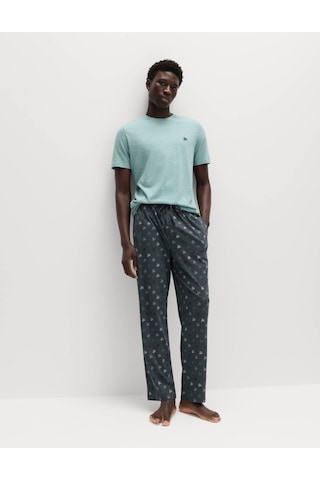 Marks & Spencer Desenli Pijama Takımı T07000586 Mavi