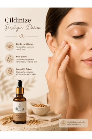 Biodamla Natural Buğday Yağı 50 Ml