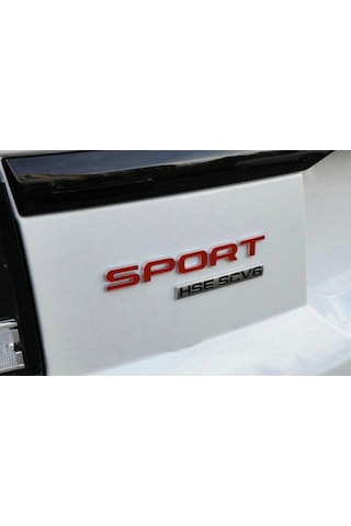 Range Rover Sport Arka Yazı Sport Kırmızı Renk Model