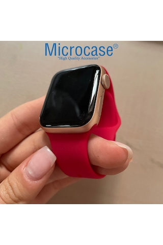 Microcase Apple Uyumlu Watch SE 2022 40 MM Silikon Kordon Kayış - KY46-1