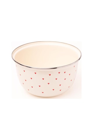 Cupid Emaye Karıştırma Ve Salata Kabı 24cm 4 Litre Ocağa Da Koyulabilir