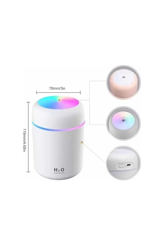 Hava Nemlendirici Buhar Makinesi Led Işıklı Usb Dekoratif Nemlendirici Yeni Nesil