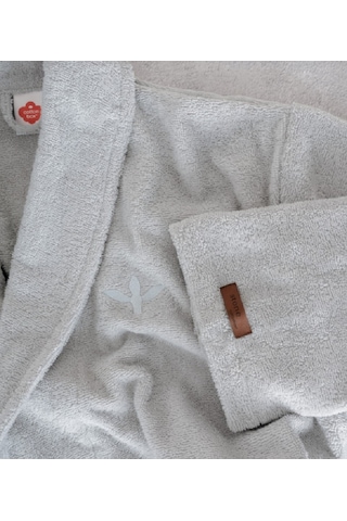 Cotton Box Tek Kişilik Bornoz Wellness Stone Gri S-m Gri