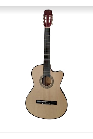 Ludorf Klasik Gitar Ry1967 Naturel Sap Ayarlı Klasik Gitar Taşıma Çantası-pena Seti-kapo Hediyeli Natural